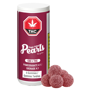 Pearls - POMEGRANATE 4:1 CBD/THC - x 5
