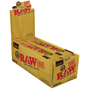 RAW Classic - Pre-Roll Cones - Unbleached Lean - 20pk
