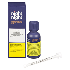 NightNight - Full Spectrum CBN+CBD Oil - Sativa - 30ml