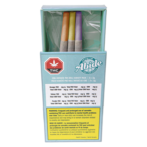 Abide - CBG Infused Pre-Roll Variety Pack - Hybrid - 3x0.5g