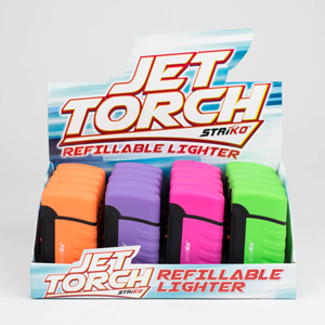 StriKo - Single Jet Torch Lighter - Display of 20